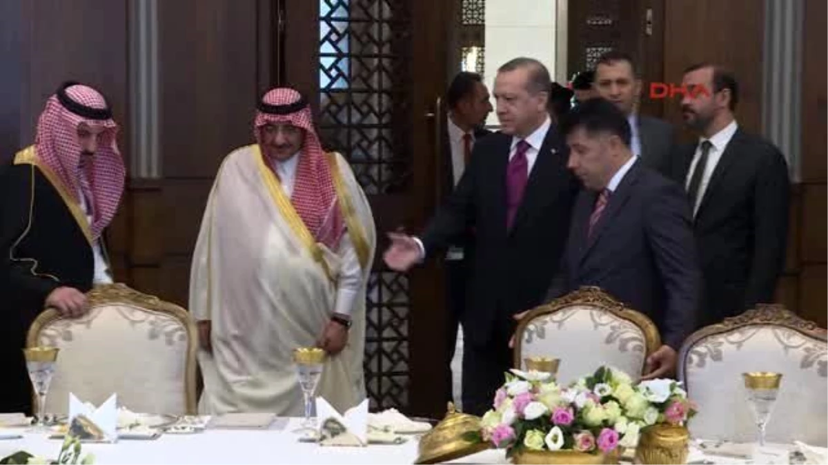 Suudi Arabistan Veliaht Prensi Muhammed Bin Nayif Cumhurbaşkanlığı Sarayı\'nda