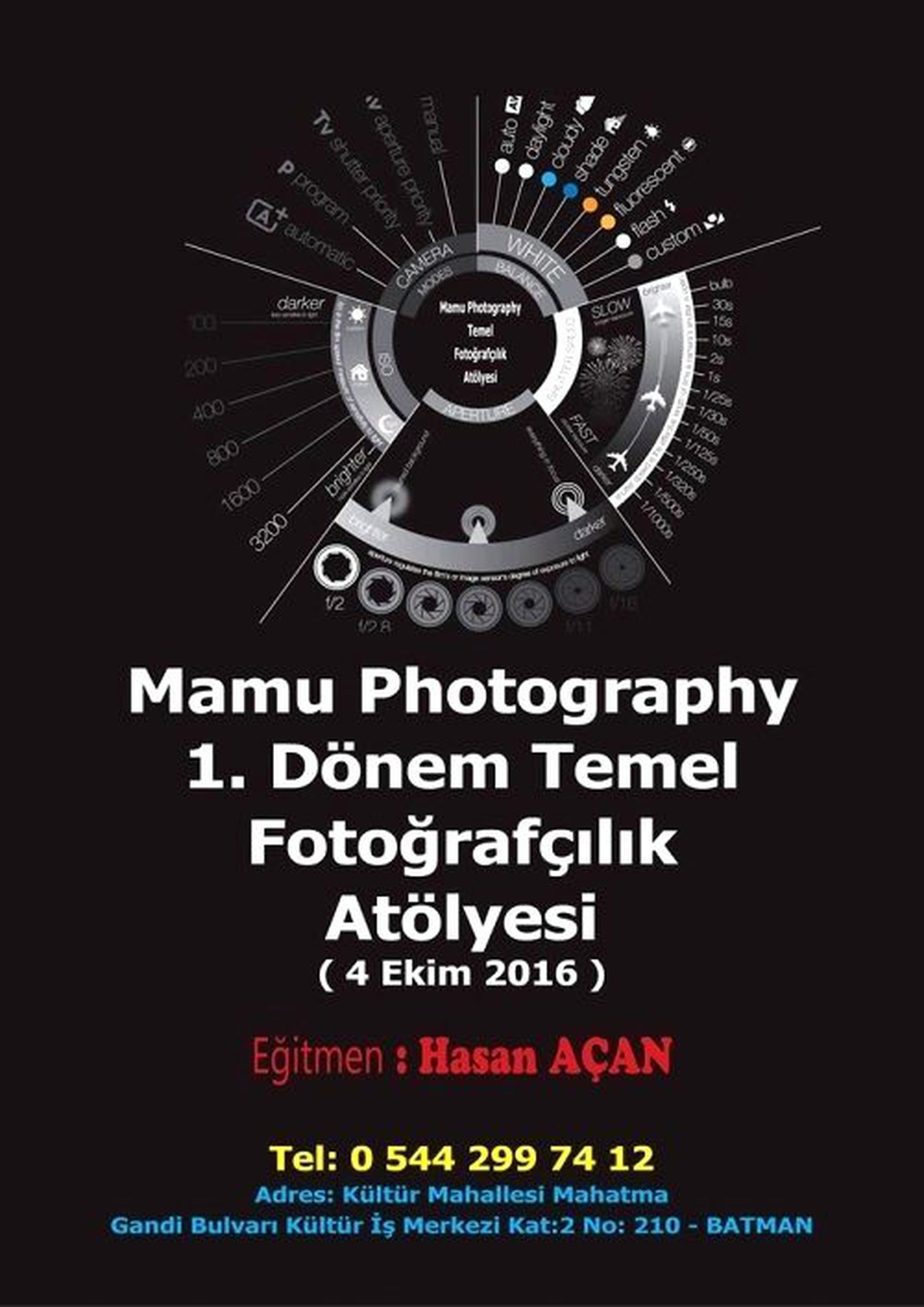 Batmanda Fotoğrafçılık Kursu Açılacak