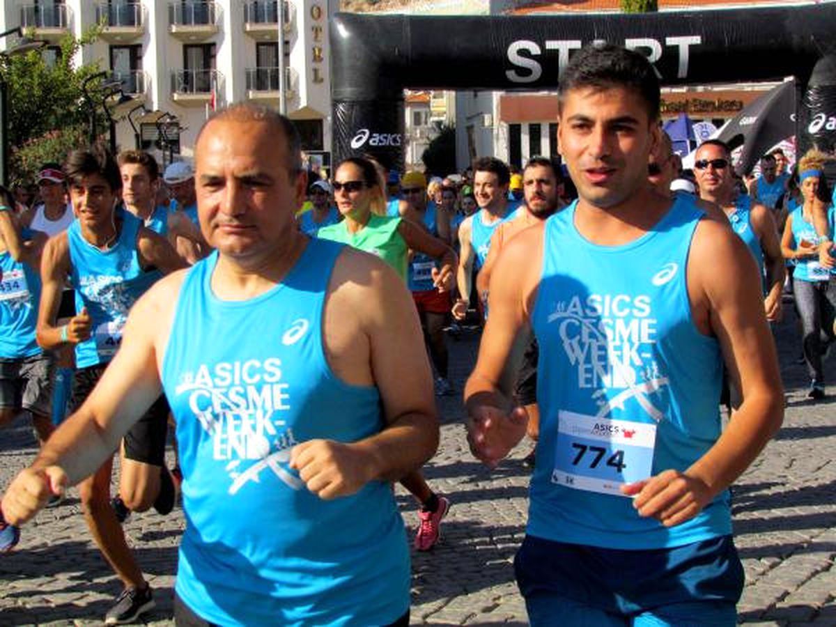 Çeşme\'de 7\'den 70\'e Maraton Heyecanı