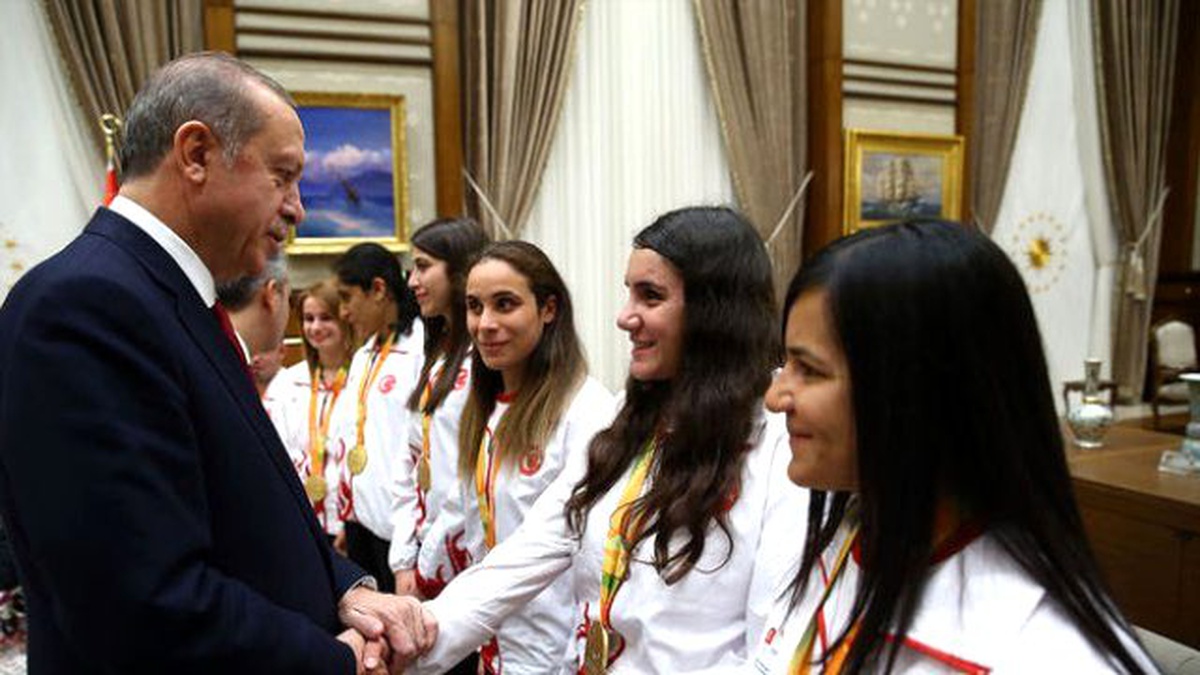 Cumhurbaşkanı Erdoğan\'ın Kabulü
