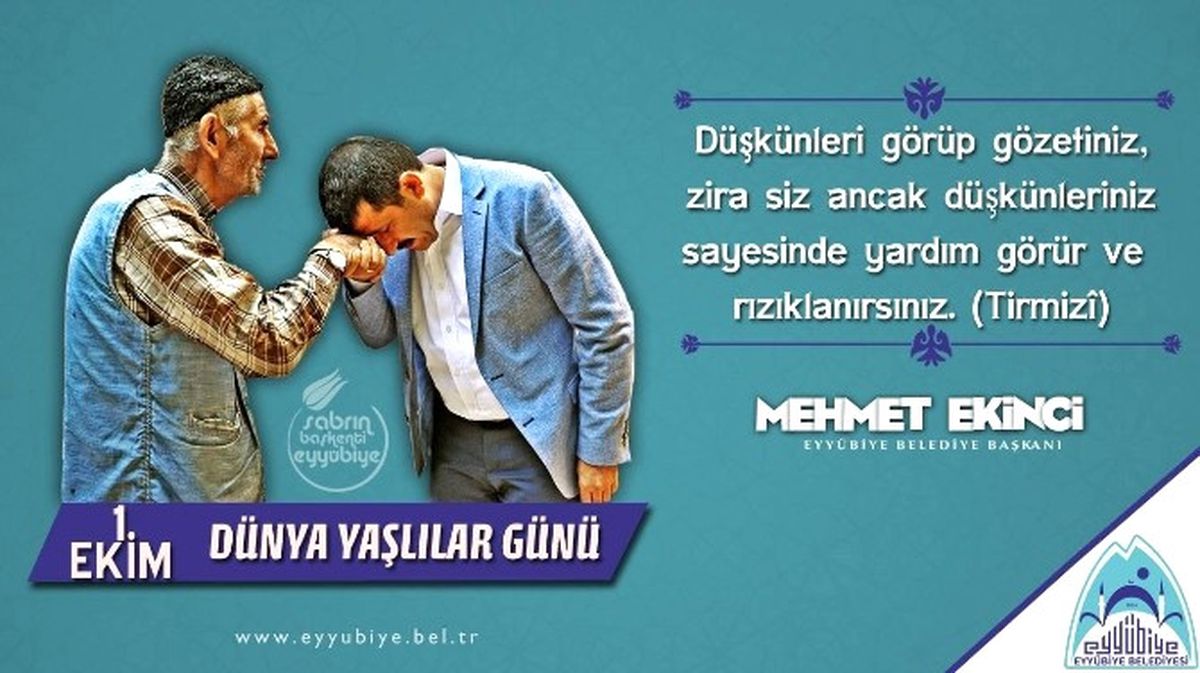 Ekinci\'den Yaşlılar Günü Mesajı
