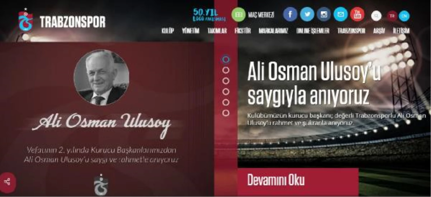 Trabzonspor Ulusoy\'u Andı