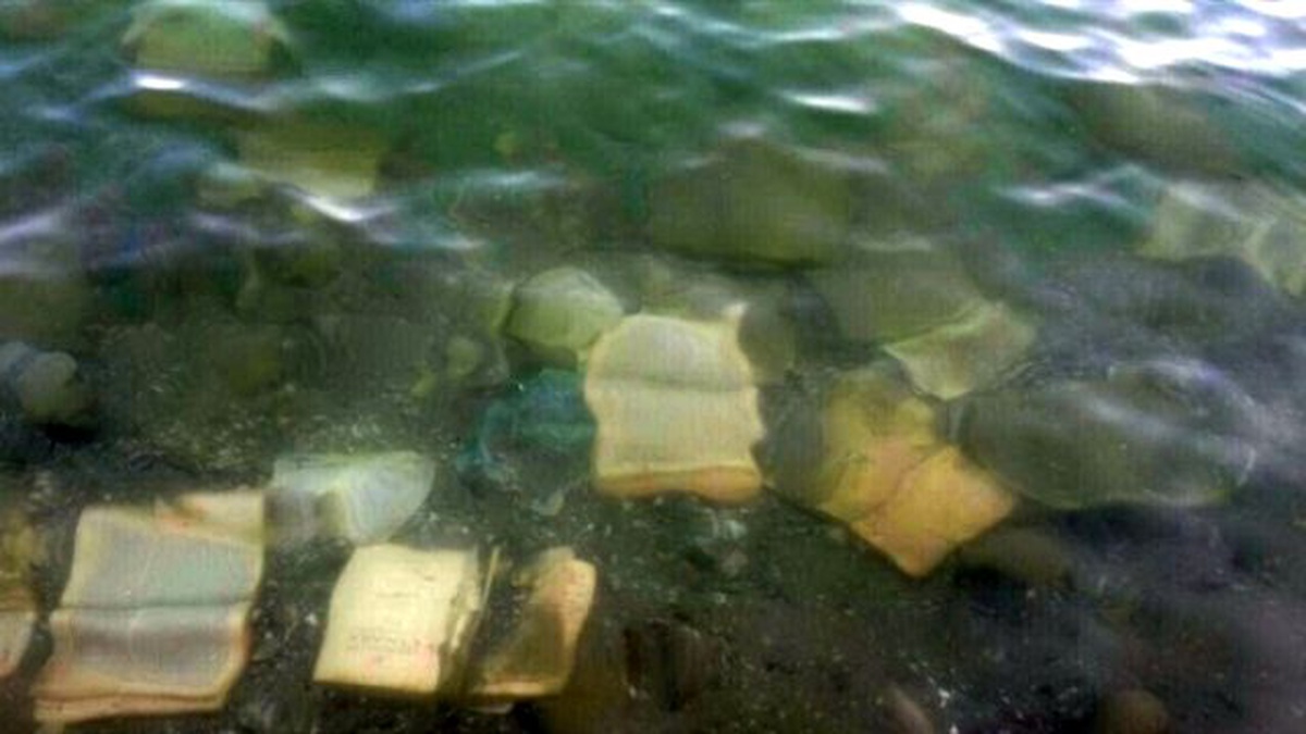 Baraj Gölünde Bilgisayar ile Dokümanlar Bulundu