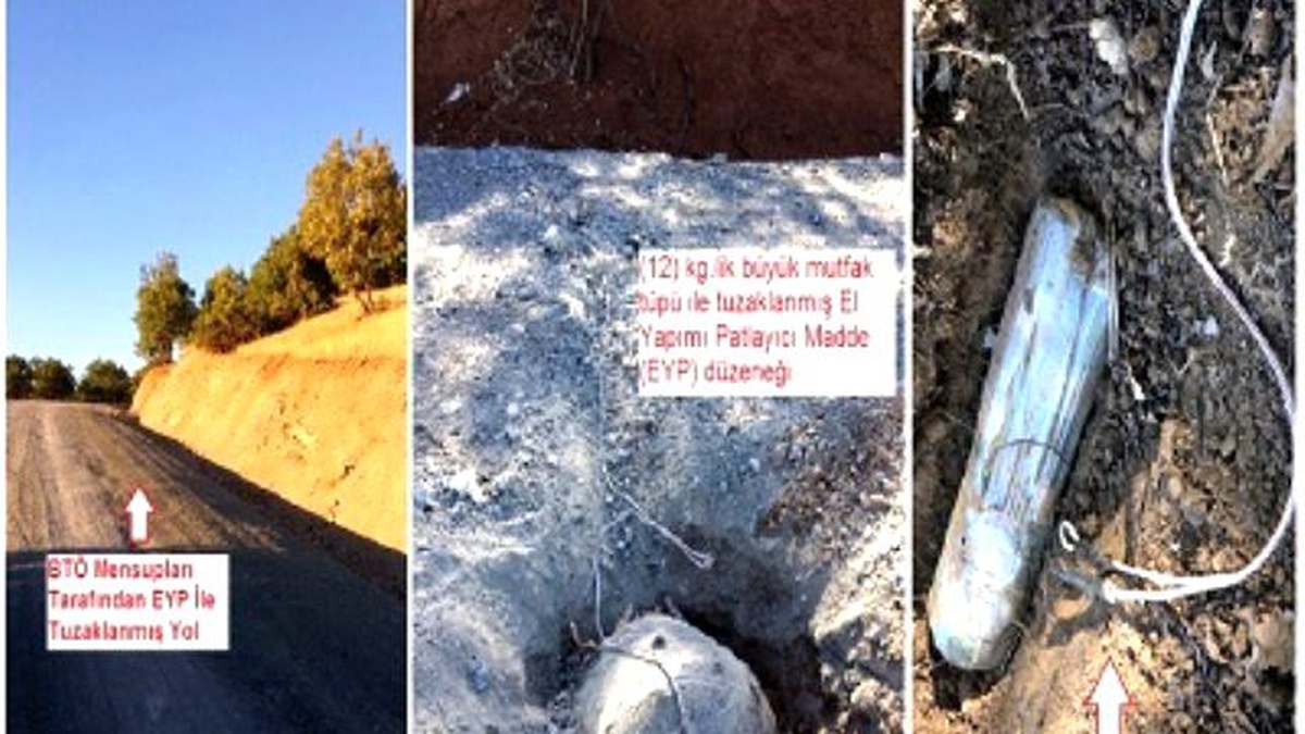 Diyarbakır\'da Yol Kenarına Tuzaklanmış EYP İmha Edildi