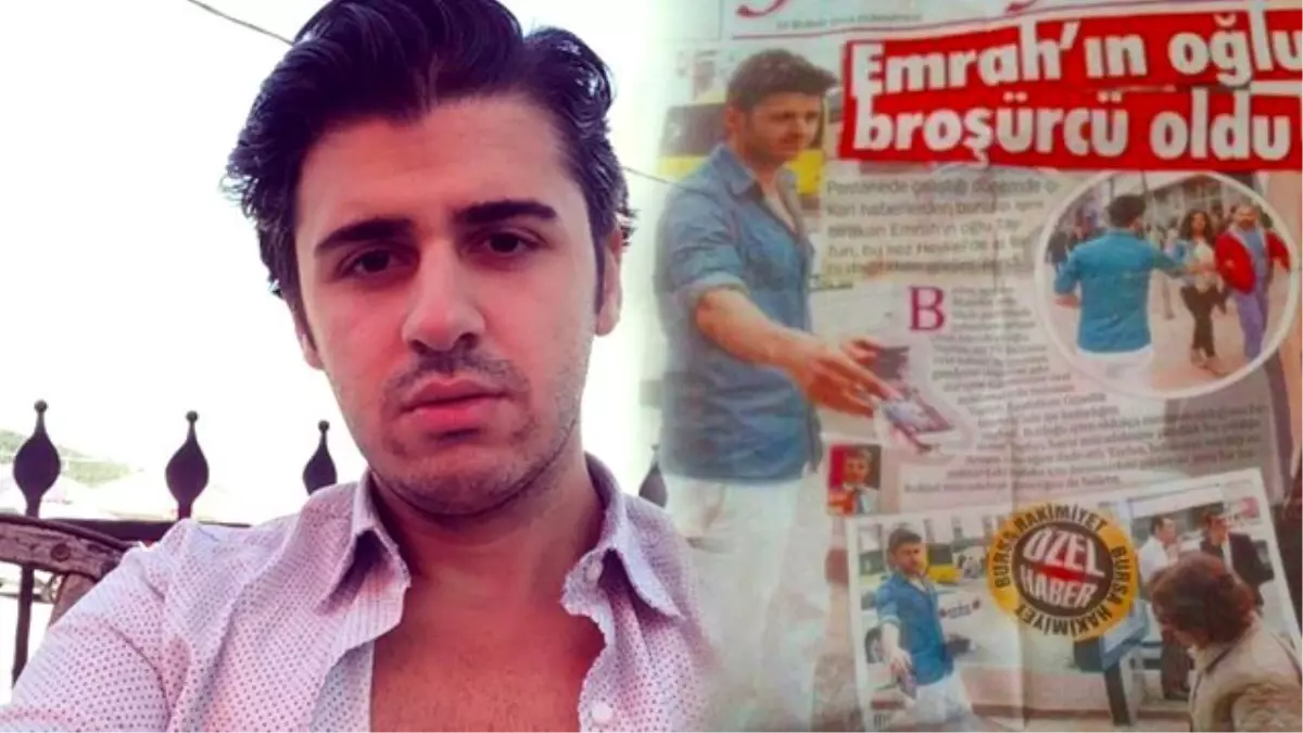 Emrah\'ın Oğlu, "Broşürcü oldu" Haberine Tepki Gösterdi