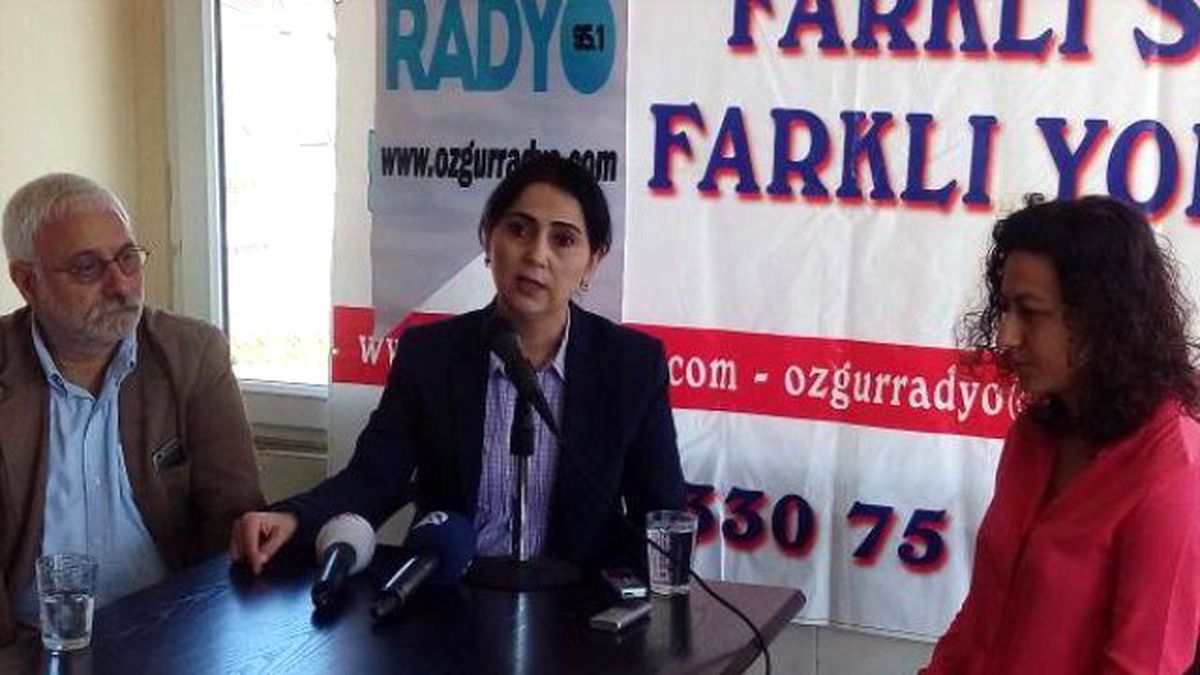 Hdp Eş Genel Başkanı Yüksekdağ'dan İmc Tv'ye Ziyaret