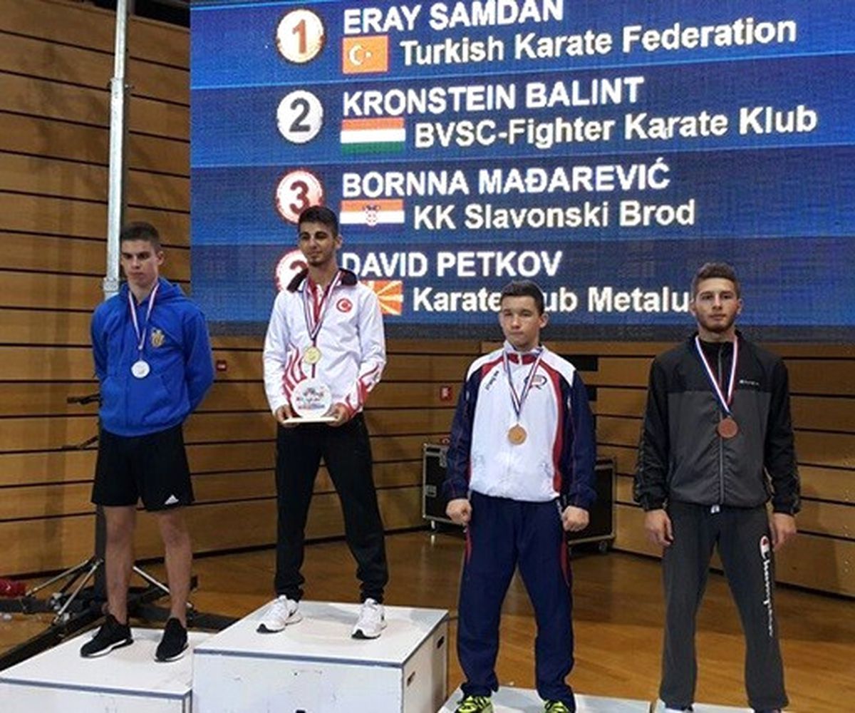 Gebzeli Milli Karateci Hırvatistan\'dan 2 Altın Madalya ile Döndü