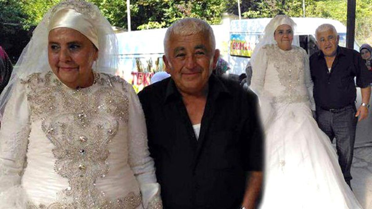 50 Yıllık Evli Çift, 70 Yaşında Düğün Yaptı