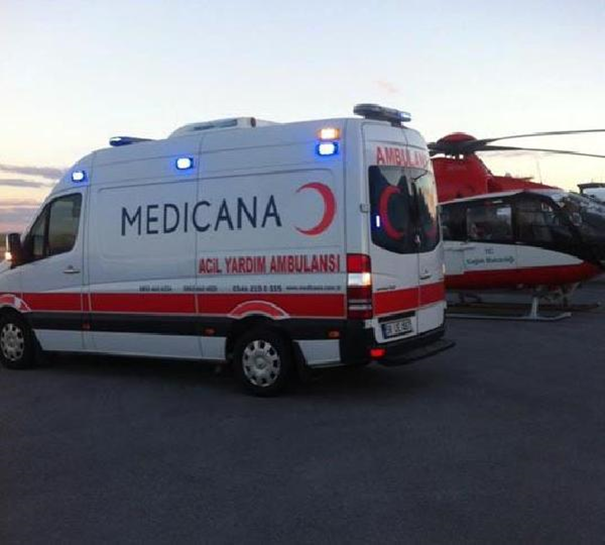 Ambulans Helikopter İsa Bebek İçin Havalandı
