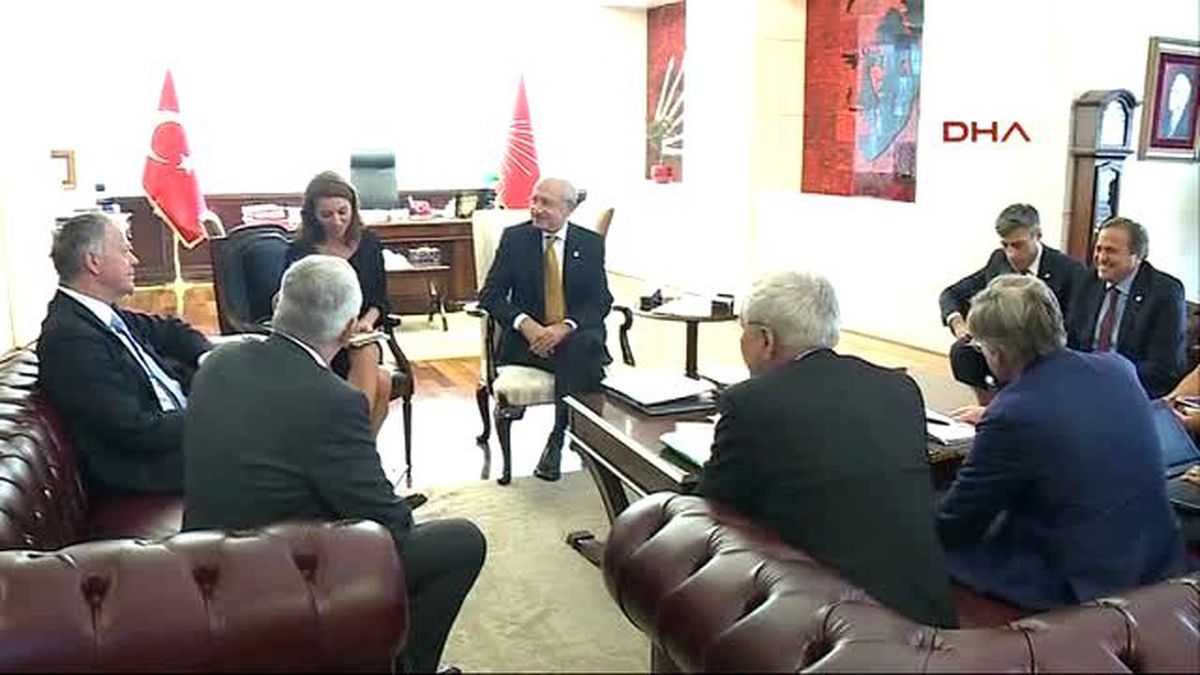 Kılıçdaroğlu, Avrupa Konseyi Yerel Yönetimler Kamarası Heyetini Kabul Etti