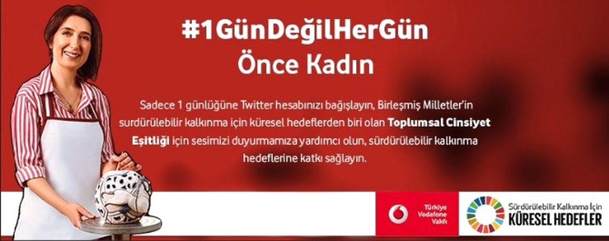 Önce Kadın" Diyen Vodafone\'dan Sosyal Medyada Anlamlı Kampanya
