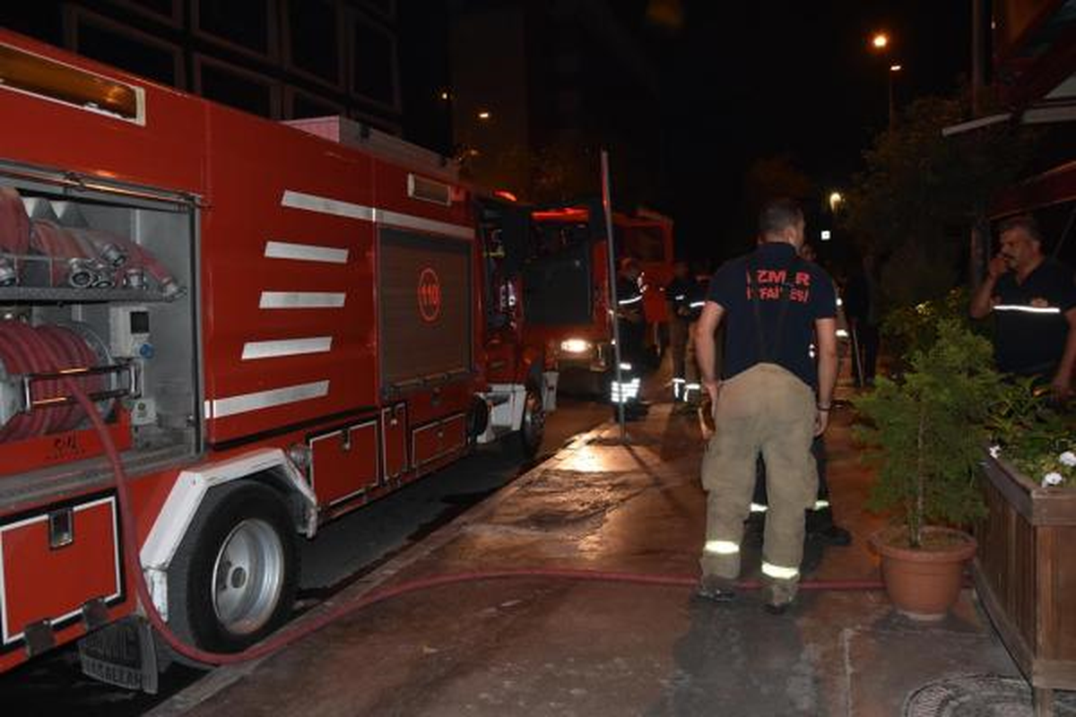 Restoranda Korkutan Yangın