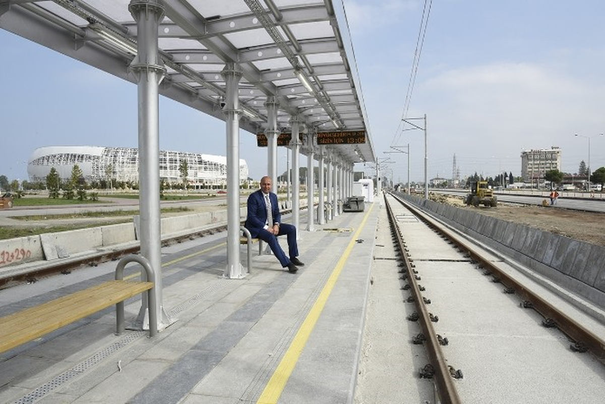 Tekkeköy\'de Raylı Sistem Heyecanı