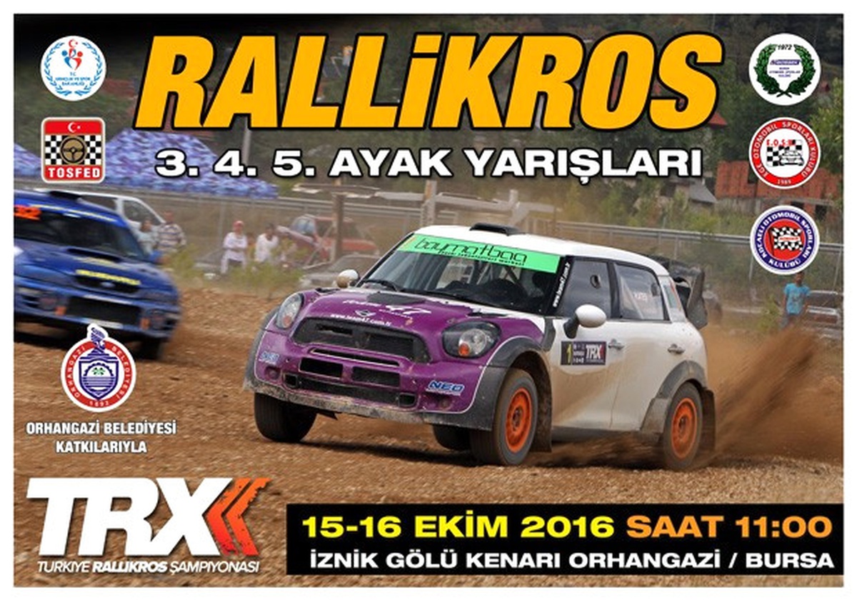Türkiye Rallikros Şampiyonası Orhangazi\'de Yapılacak