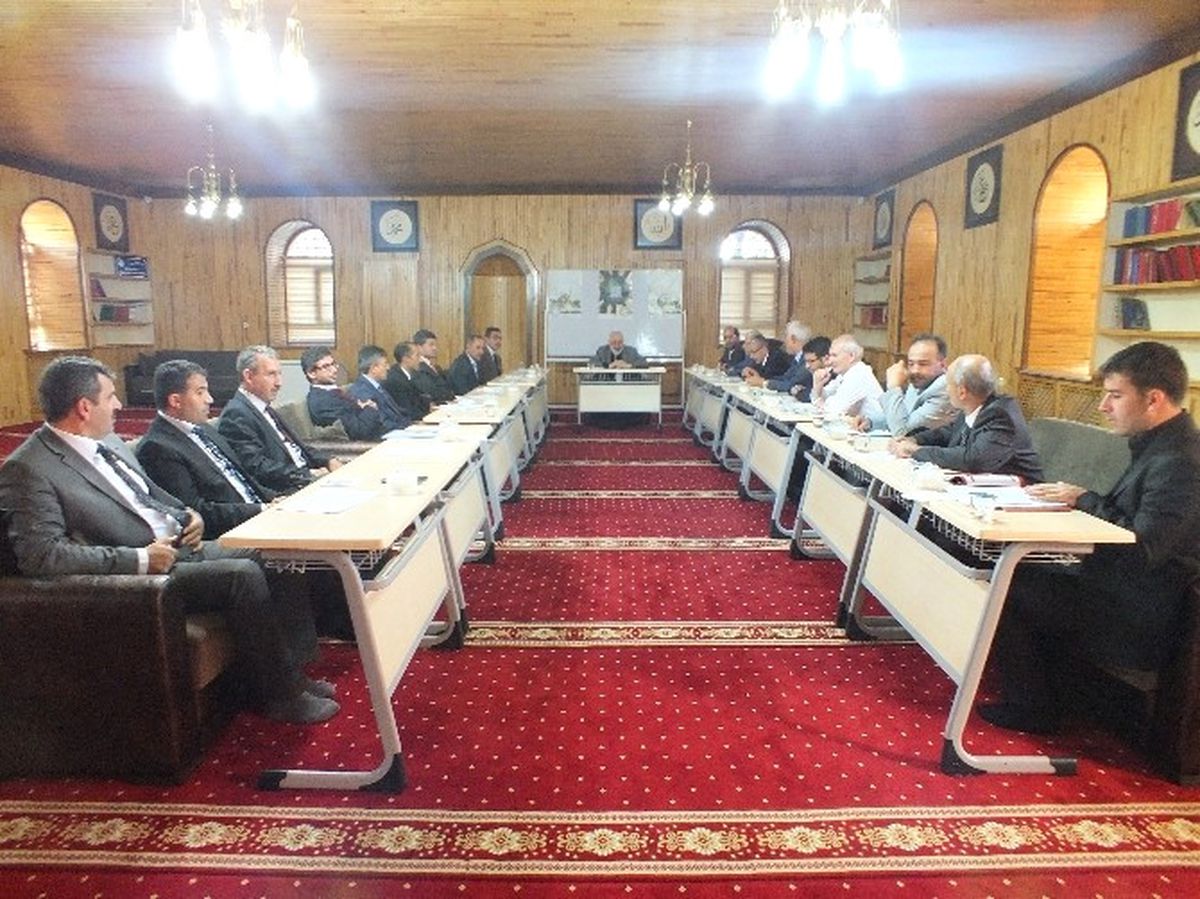 Van\'da İlçe Müftüleri Toplantısı