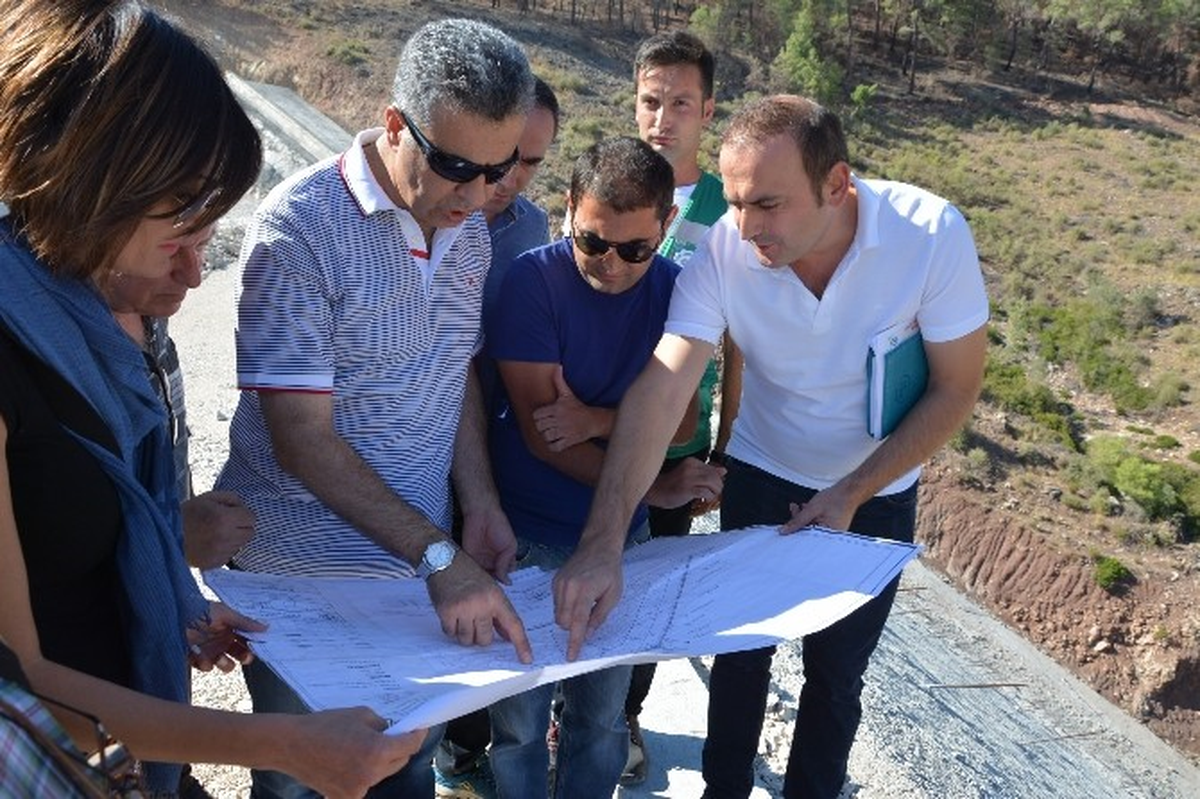 Adrasan Barajı\'nda Çalışmalar Devam Ediyor