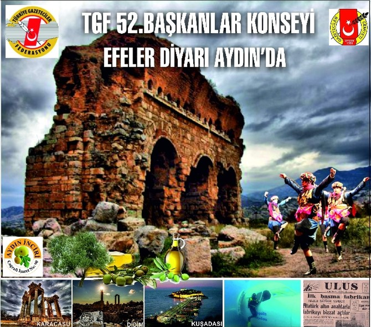 Aydın, Tgf 52. Başkanlar Konseyi Toplantısına Ev Sahipliği Yapacak