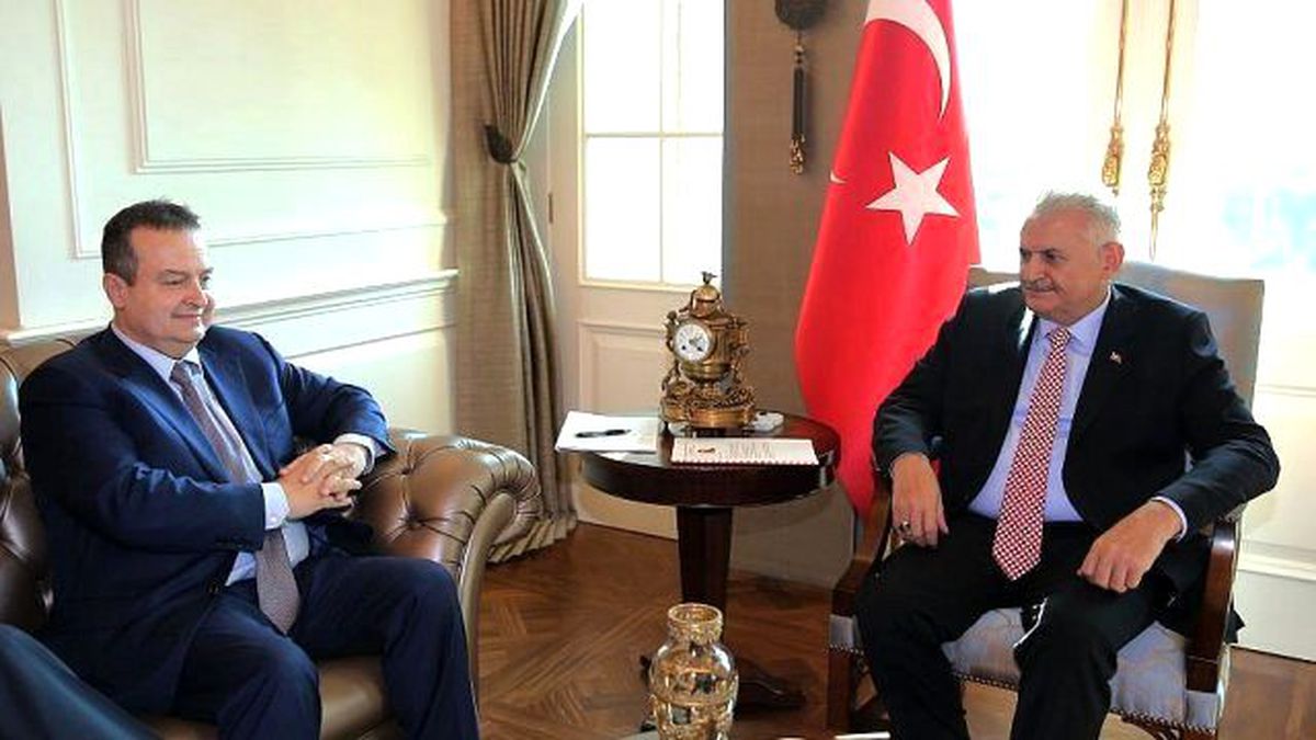 Başbakan Yıldırım\'ın Dacic\'i Kabulü