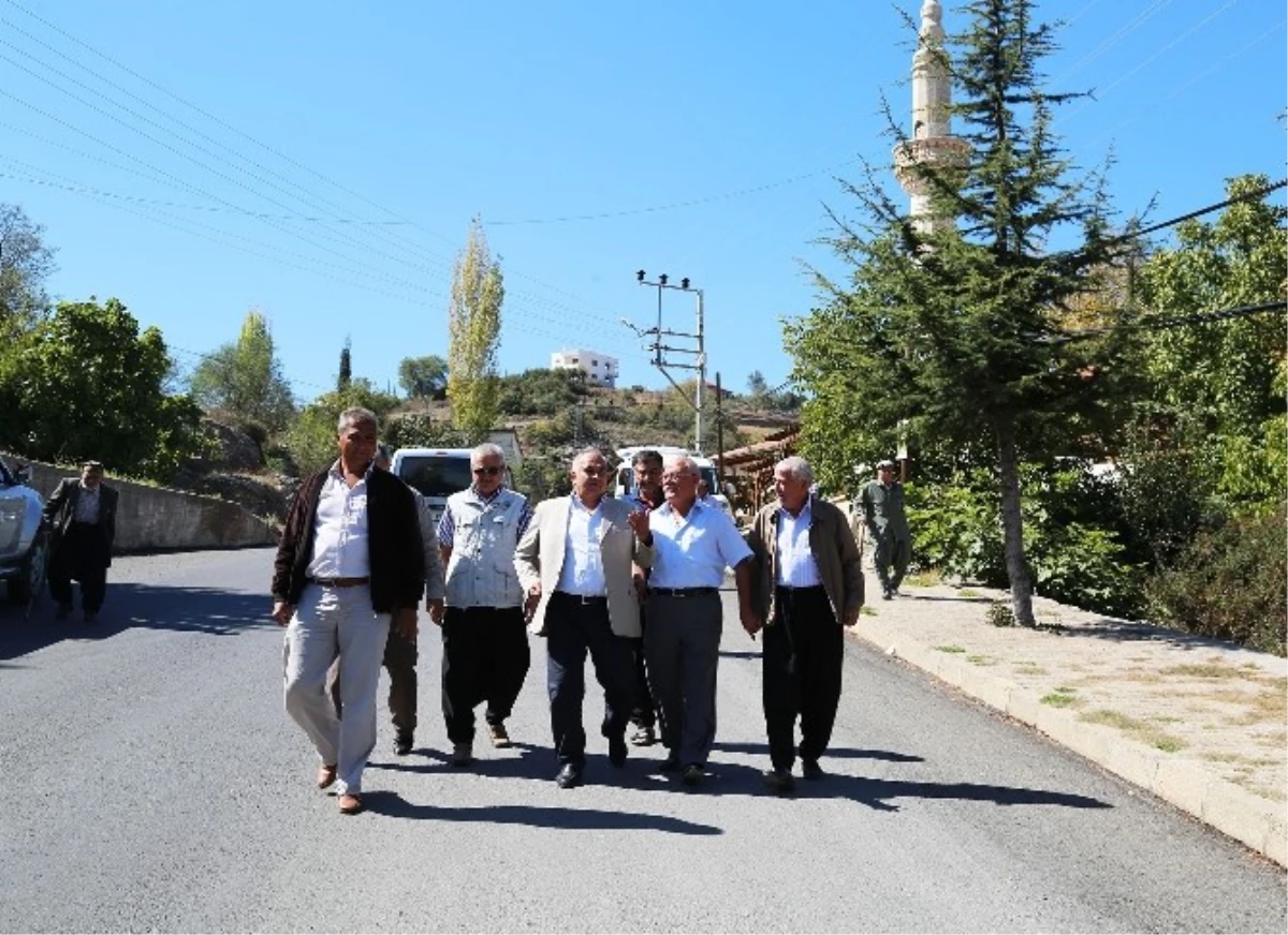 Başkan Tollu, Esenpınar\'da Hizmetleri Yerinde İnceledi