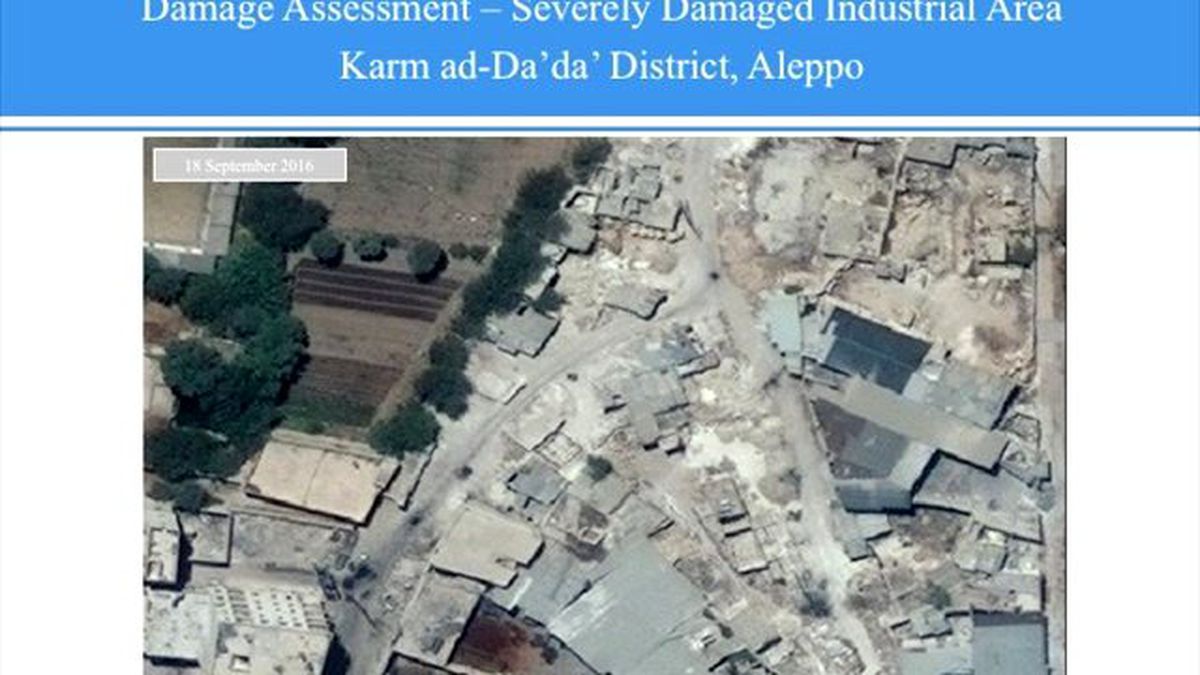 BM Halep'teki Yıkımın Uydu Fotoğraflarını Yayımladı