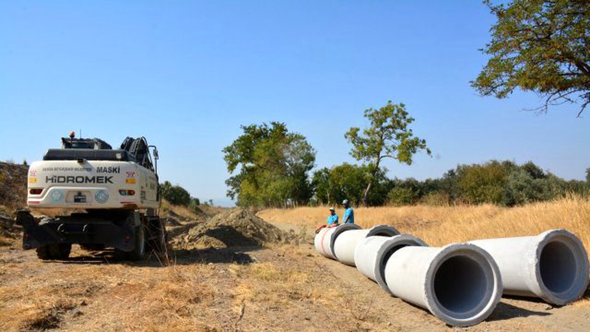 Güzelyurt Mahallesi\'nin Yağmur Suları İçin Yeni Hat