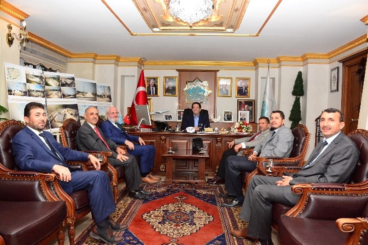 İl Müftüsü ve Din Görevlilerinden Başkan Yazgı\'ya Ziyaret