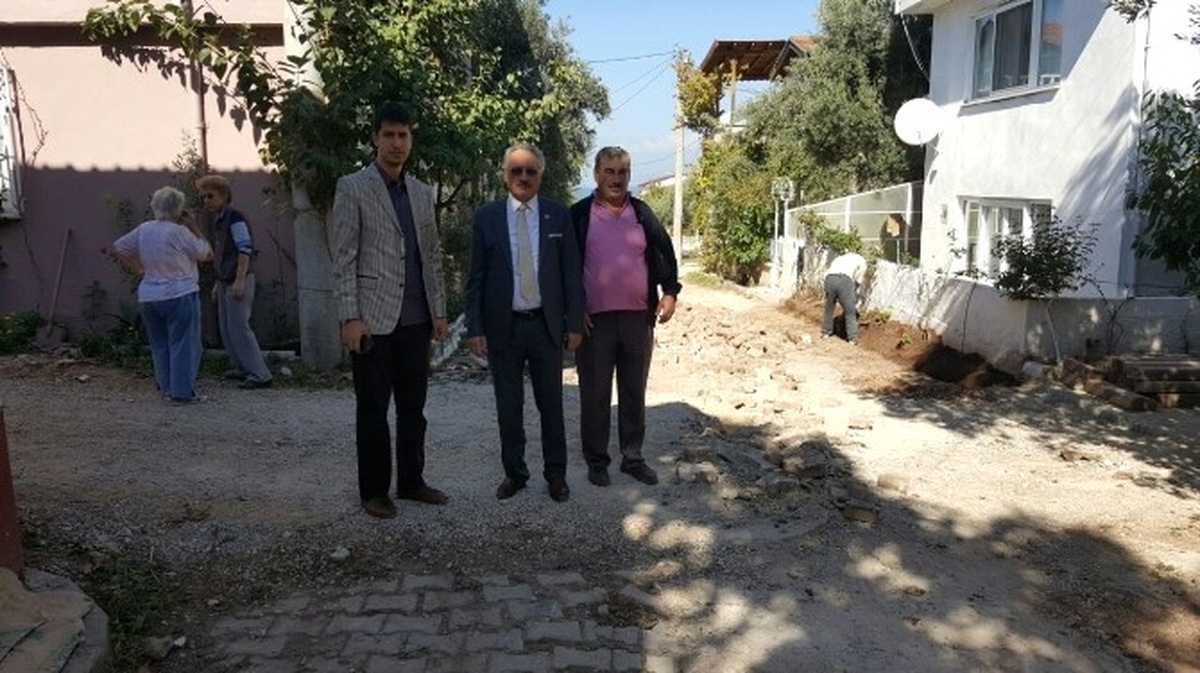 Kurşunlu Sokaklarına Parke Taşı Döşeniyor