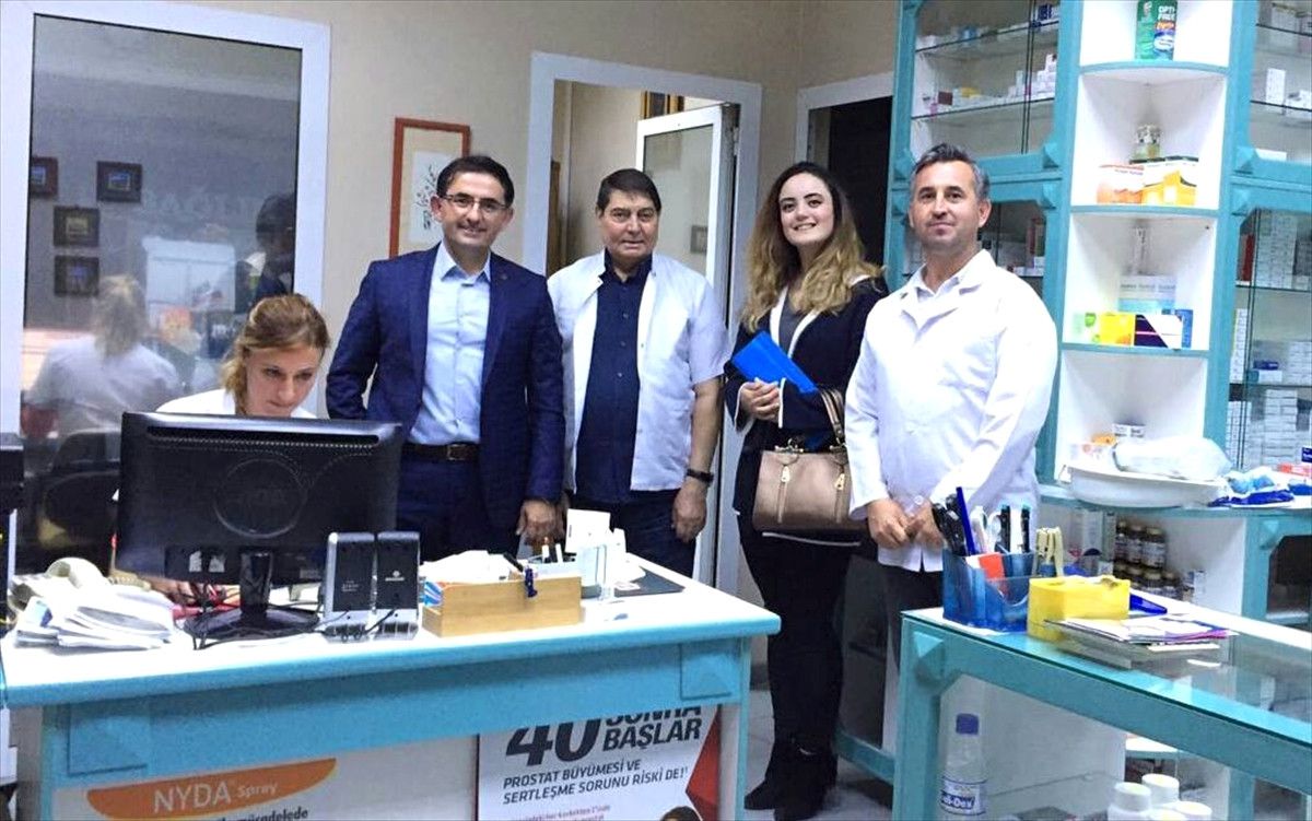 Sağlık Müdürü Kişioğlu, Nöbetçi Eczaneleri Gezdi