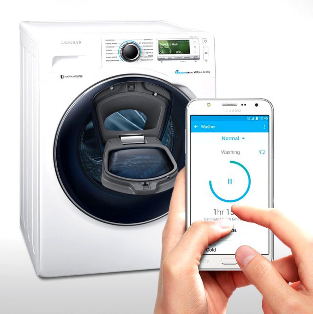 Telefonla Kullanılan Çamaşır Makinesi: Samsung Addwash!