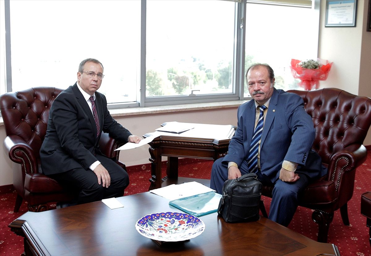 Tü Rektörü Prof. Dr. Tabakoğlu\'na Ziyaret