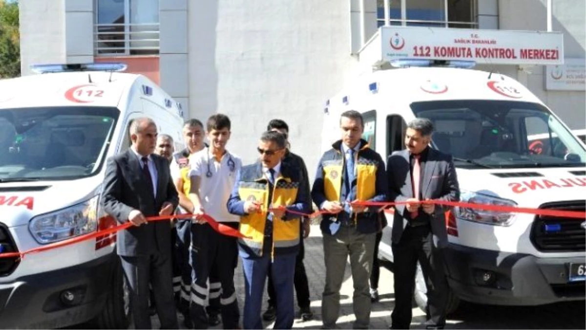 Tunceli\'de 1\'i Zırhlı 3 Ambulans Hizmete Girdi