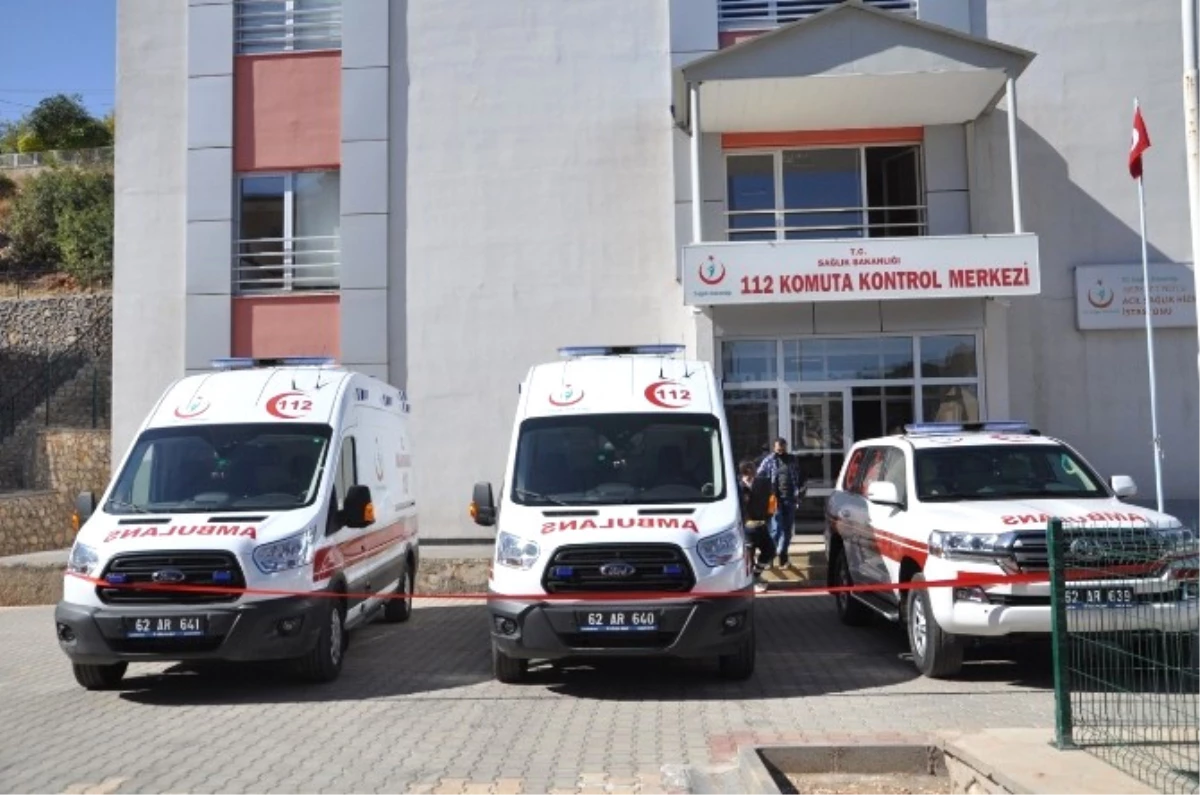 Tunceli\'ye 1\'i Zırhlı 3 Ambulans Gönderildi