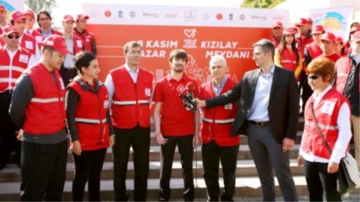 Türk Kızılayı "İyilik Koşusu"Nun Lansmanı Yapıldı