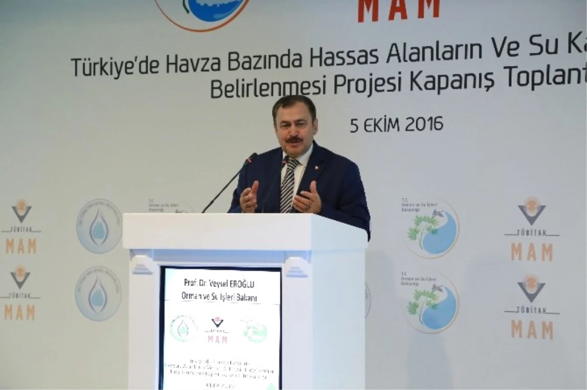 Türkiye\'de Havza Bazında Hassas Alanların ve Su Kalitesi Hedeflerinin Belirlenmesi Projesi" Kapanış...