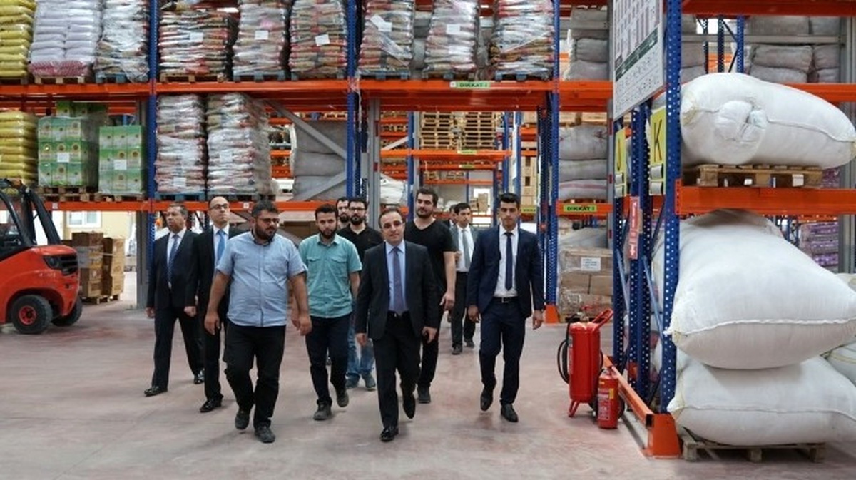 Vali Çataklı\'dan İhh Koordinasyon Merkezine Ziyaret