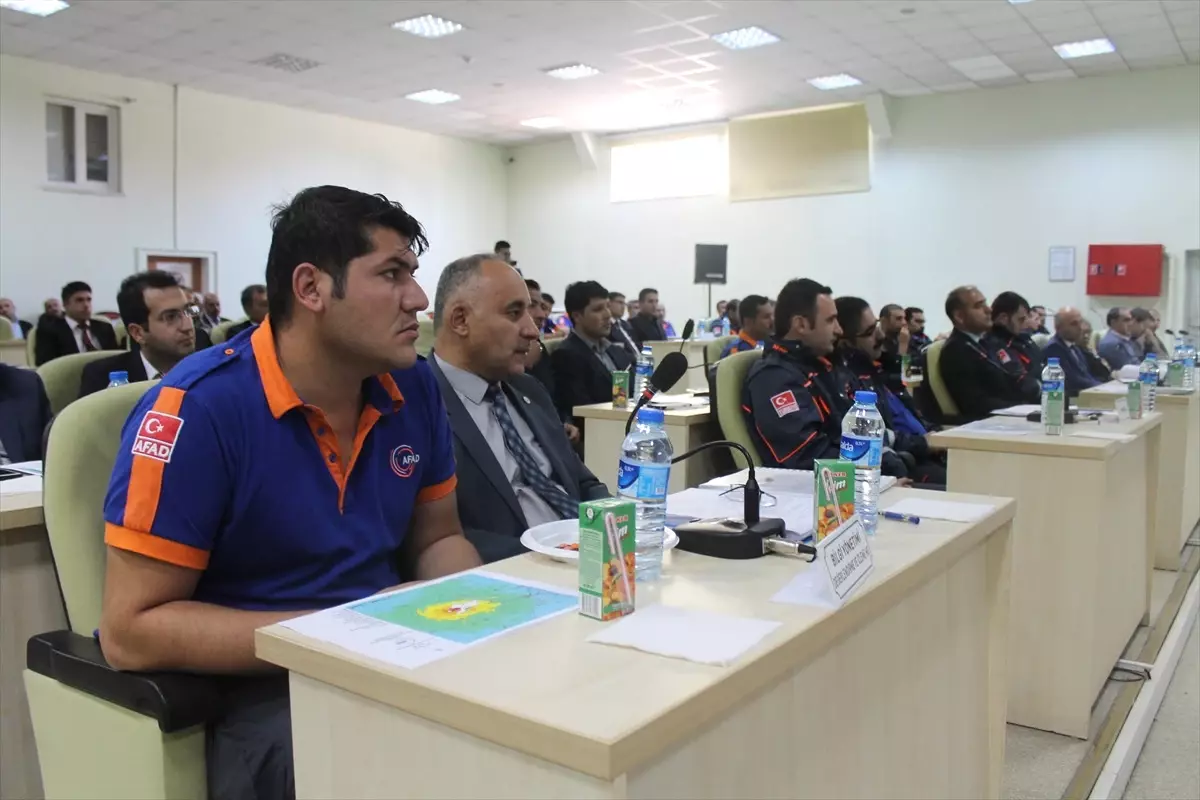 Van\'da Afet Müdahale Planı Tatbikatı