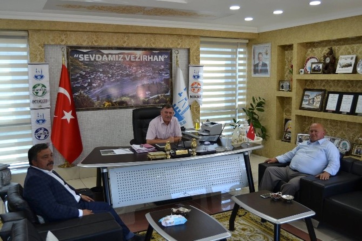 Ziraat Odası Başkanı Sevinen ve Muhtar Çınar\'dan Başkan Duymuş\'a Ziyaret