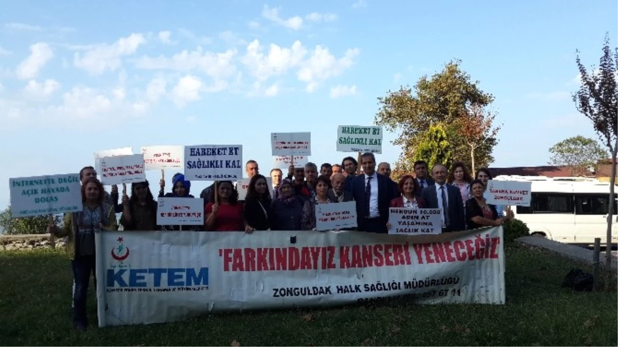 Zonguldak Halk Sağlığı Müdürlüğü Yürüyüş Düzenledi