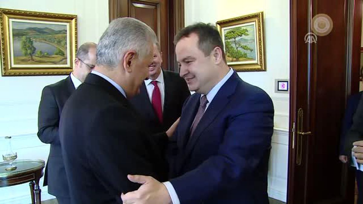 Başbakan Yıldırım, Sırbistan Başbakan Yardımcısı ve Dışişleri Bakanı Dacic\'i Kabul Etti