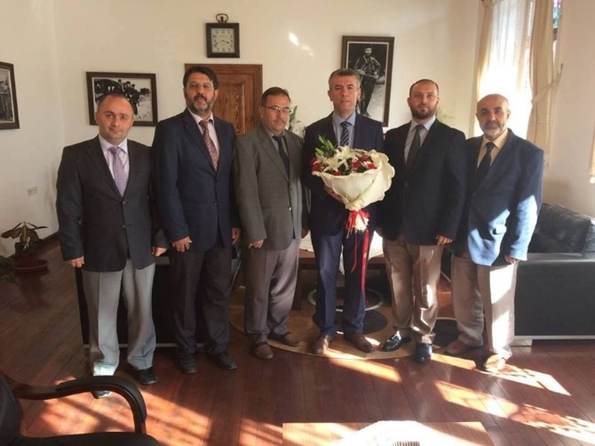 Din Görevlilerinden Kaymakam Sırmalı\'ya Ziyaret