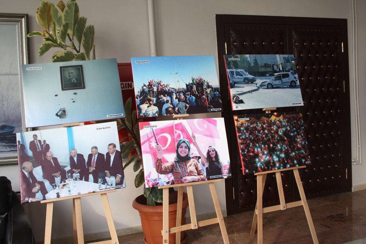 Gölbaşı\'nda "15 Temmuz Milli İrade Destanı" Fotoğraf Sergisi
