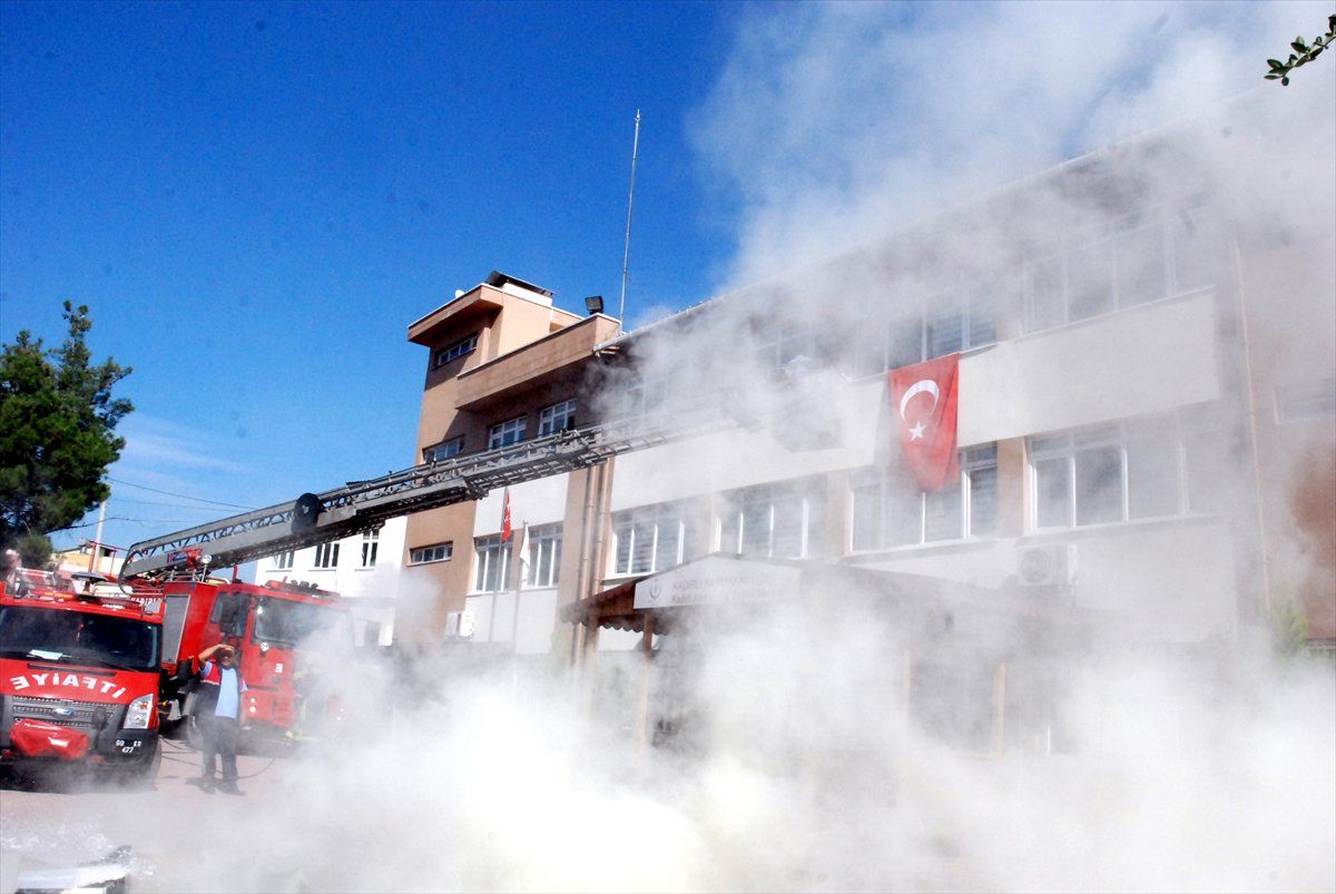 Kadirli\'de Yangın Tatbikatı