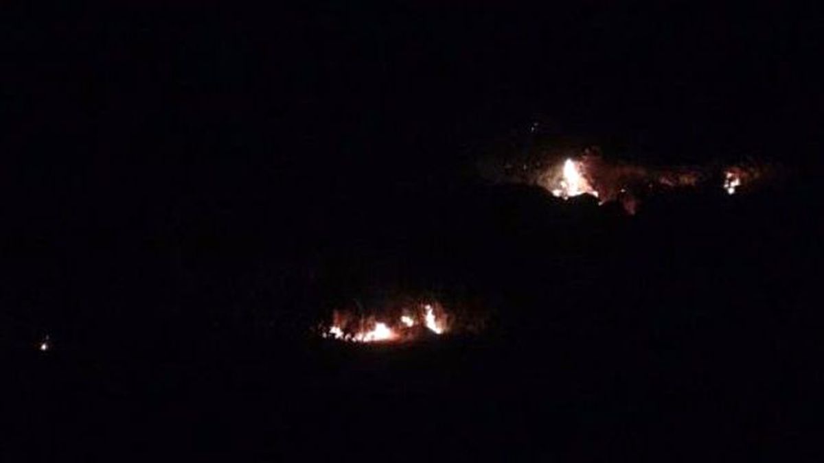 Kilis'te Sınır Hattında Patlama! Yangın Çıktı