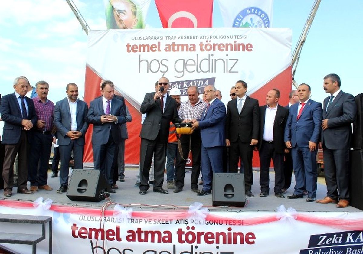 Salihli\'de Atış Poligonunun Temeli Atıldı
