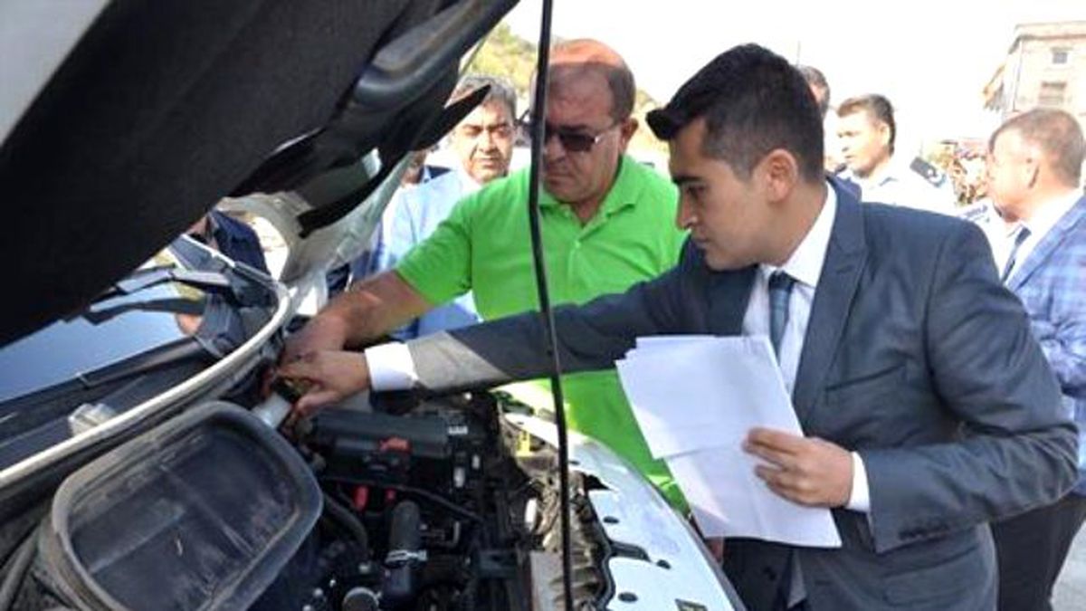 Servis araçları denetlendi