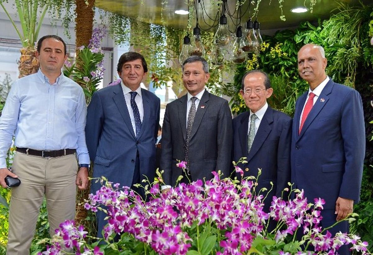Singapur\'un Orkide Bahçesi Expo 2016\'da Açıldı