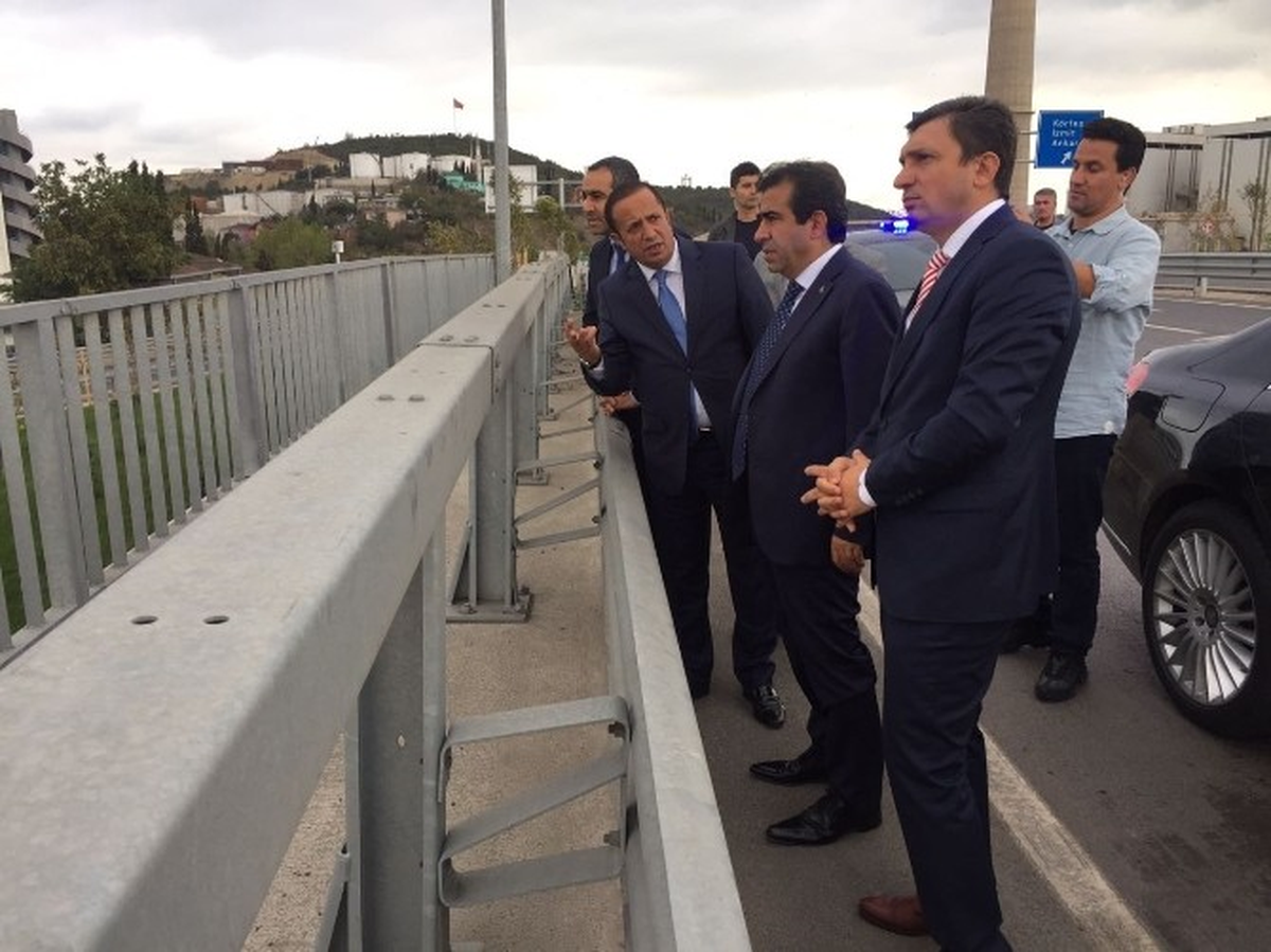 Vali Güzeloğlu ve Başkan Toltar Eynerce Kavşağını İnceledi