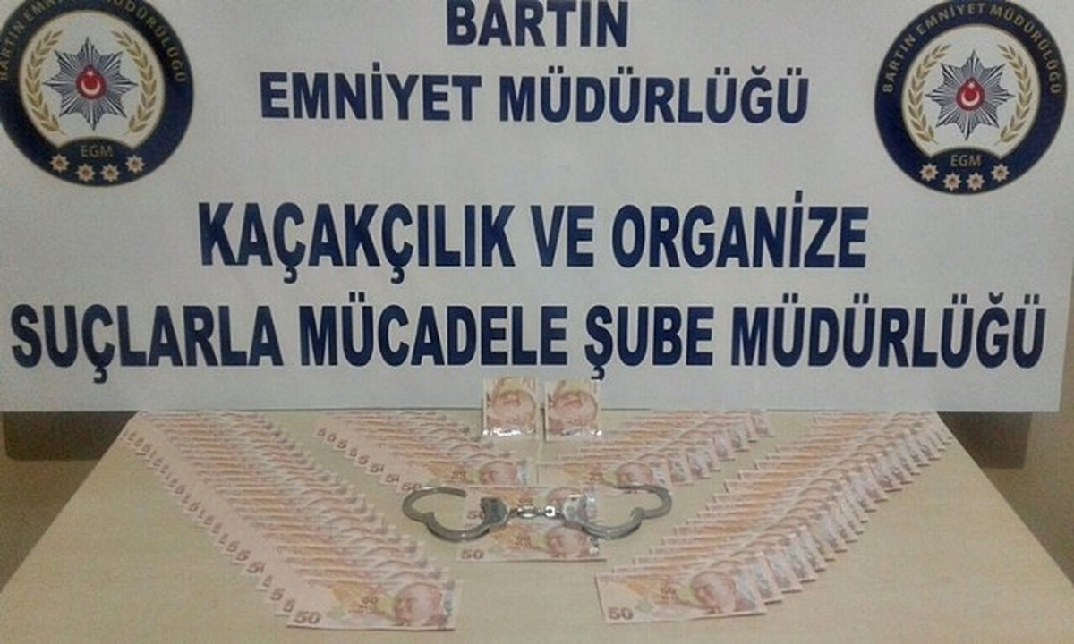 Bartın\'da Sahte Para Operasyonu