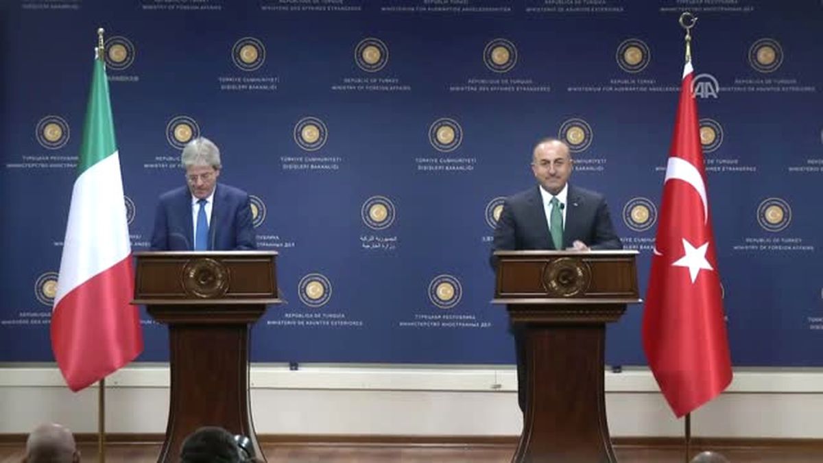 Çavuşoğlu-Gentiloni Ortak Basın Toplantısı (1)