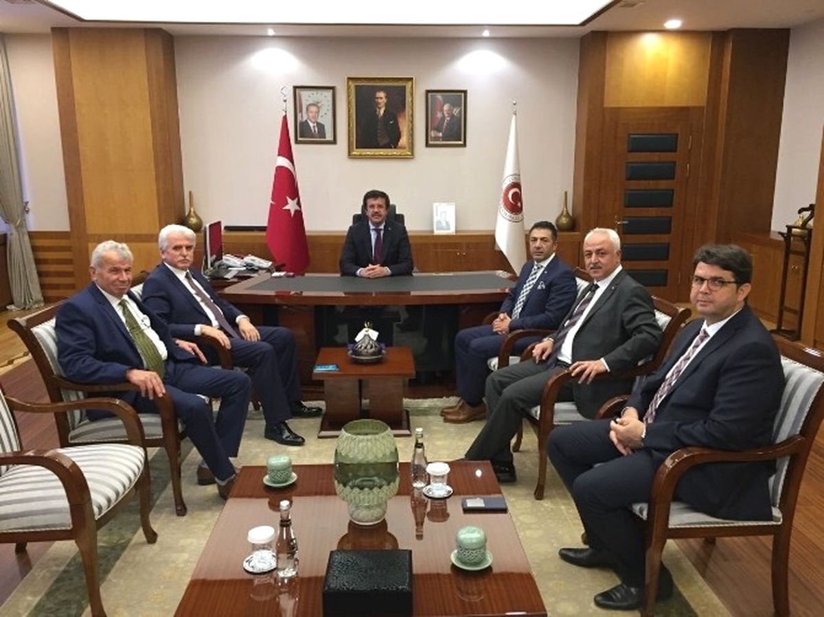Denizli Heyetinden Bakan Zeybekci\'ye Ziyaret